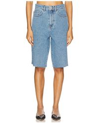 Rohe - Shorts De Mezclilla Holgados. En Color Azul Talla En - Lyst