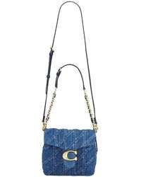 COACH - Quilted Denim Times Square Tabby Bag - Lyst
