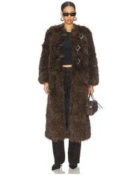 Apparis - Nolwen Fox Maxi Coat - Lyst