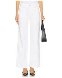 FRAME - Le Slim Palazzo Modernist Pocket Jeans - Lyst