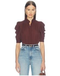 FRAME - The Gillian Top - Lyst