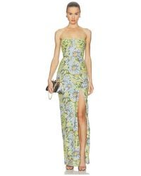 Bronx and Banco - Valentina Pailette Veronica Maxi Dress With Slit - Lyst