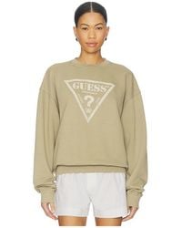 Guess - Vintage Triangle Crewneck Sweatshirt - Lyst