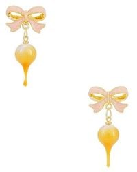 OTTOLINGER - Bow Pearl Earring - Lyst