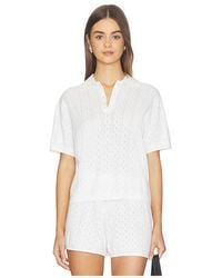Soft Goat - Pointelle Pique Top - Lyst