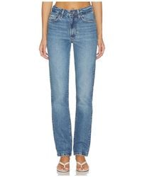 FAVORITE DAUGHTER - The Jen Mid Rise Slim Straight Jean - Lyst