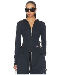 Area - Sporty Hoodie Top En Color Negro Talla (También En Xs, S, M) - Lyst