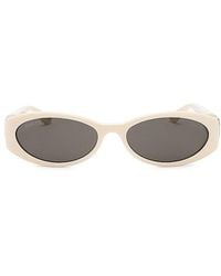 Gucci - Hailey Oval Sunglasses - Lyst