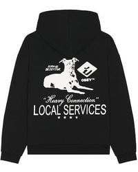 Obey - Services Extra Heavy Hoodie - Lyst