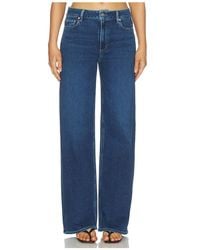 PAIGE - Anessa Wide Leg Jeans En Color Azul Talla (También En 31, 32, 33) - Lyst