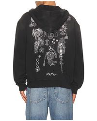 AllSaints - Terra Zip Through Sweater - Lyst