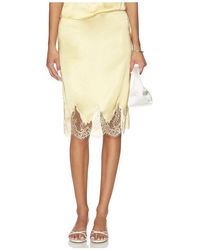 L'academie - 'Academie Geneia Midi Skirt - Lyst