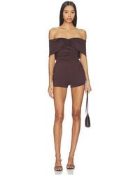 superdown - COMBISHORT CHER en Brown - Lyst
