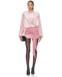 retroféte - Elysia Velvet Dress - Lyst