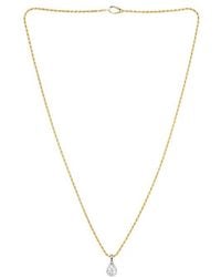 Shashi - Pear Diamond Chain Necklace - Lyst