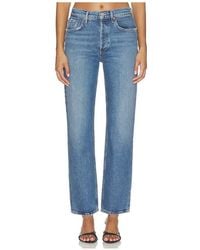 Agolde - Pierna Recta Lana En Color Azul Talla (También En 24, 25, 26, 27, 28, 29, 30, 31, 32, 33, 34) - Lyst