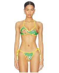 Juliet Johnstone - Painted Lady Bikini Top - Lyst
