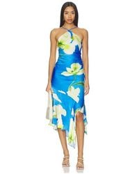 Amanda Uprichard - Gabriella Midi Dress - Lyst
