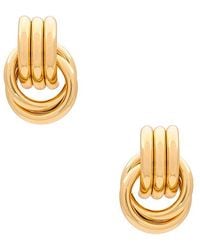 Heaven Mayhem - Pendiente Mini Knot En Color Oro Metálico Talla En - Lyst
