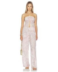 Cin Cin - Coral Moonstone Drape Top - Lyst