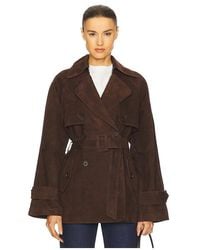 L'academie - 'Academie Elae Suede Jacket - Lyst