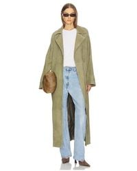 SRG - Louise Suede Coat - Lyst