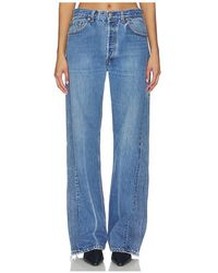 aligrace - Retro Oversized Wide Leg Jeans - Lyst