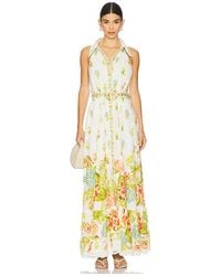 Hemant & Nandita - Vestido Camisero Largo Con Cinturón Con Hebilla En Color Blanco Talla (También En S, Xl, Xs) - Lyst