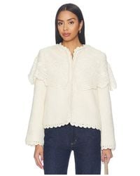 Sea - Wright Knit Cape Jacket - Lyst