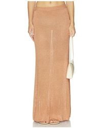 L'academie - 'Academie Sivan Knit Skirt - Lyst