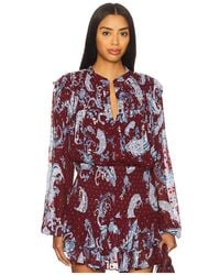 Hemant & Nandita - Langärmeliges Shirt Top - Lyst