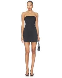 GUIZIO - Strapless Lace Back Dress - Lyst