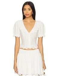 MAJORELLE - Bernadetta Top - Lyst