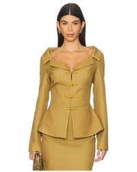 SAU LEE - Nicola Crepe Top - Lyst
