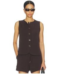 Varley - Josie Button Through Tank Top - Lyst