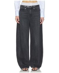 Alexander Wang - Prestyle Blow Up Jeans With Leather Belt And Boxer - Lyst