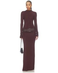 superdown - Vestido Gabrielle En Color Marrón Talla (También En M, S, Xl, Xs, Xxs) - Lyst