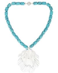 Julietta - Collar Leone En Color Azul Cerceta Talla - Lyst