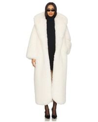 GIUSEPPE DI MORABITO - Faux Fur Hooded Coat - Lyst
