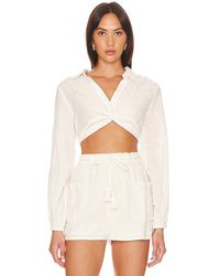 L*Space - TOP CROPPED WISH YOU WERE HERE - Lyst