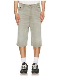 Rhude - Baggy Traxedo Denim Shorts - Lyst