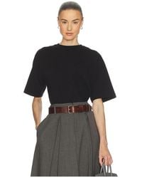 Helsa - The Sculpted Tee In Thick Jersey - Lyst