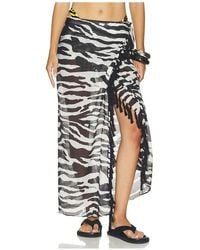 The Attico - Zebra Pareo - Lyst