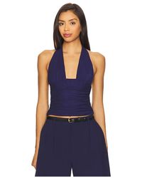 SER.O.YA - Neckholder-Top Mit Mesh-Partie Bimini - Lyst