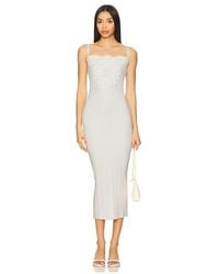 LPA - Amara Midi Knit Dress - Lyst