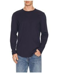 Cuts - Ao Long Sleeve Curve Hem Tee - Lyst