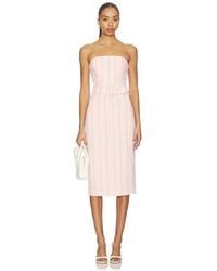Amanda Uprichard - Fae Midi Dress - Lyst