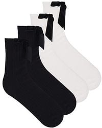 Lovers + Friends - Bow-Accent Cotton Ankle Sock Pack - Lyst