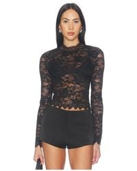 superdown - Laura Long Sleeve Top - Lyst