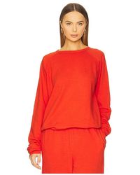 ÉTERNE - Oversized Lightweight French Terry Raglan Sweatshirt - Lyst